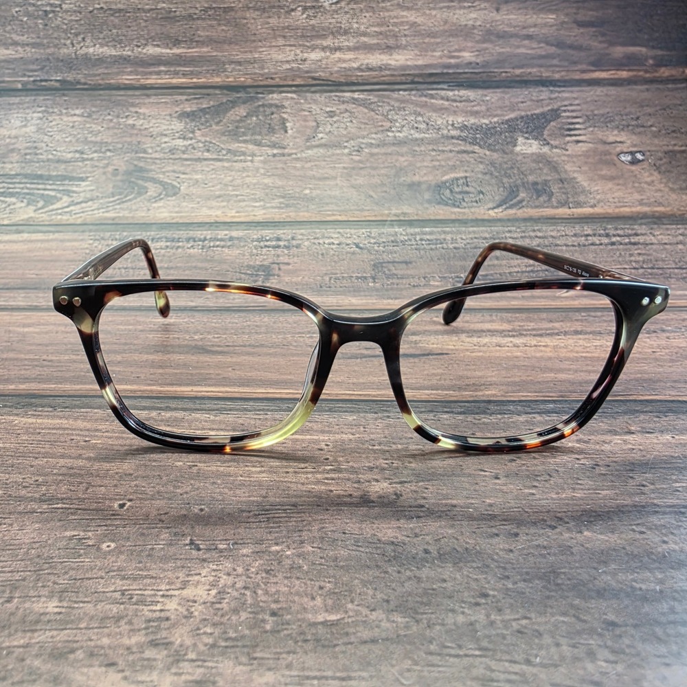 Lilly Pulitzer Alexa TO Tortoise Shell Square Eyeglasses Frames 50-16-135 Womens
